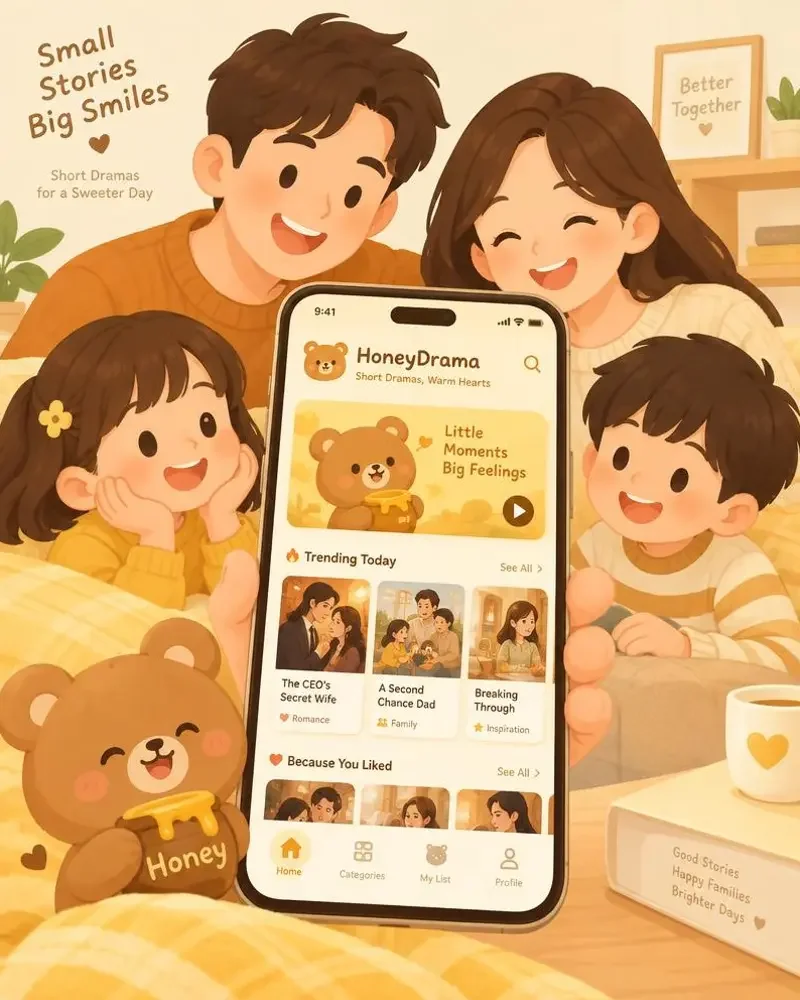 短剧网址 · 手机 App 界面 短剧网址 App 界面展示